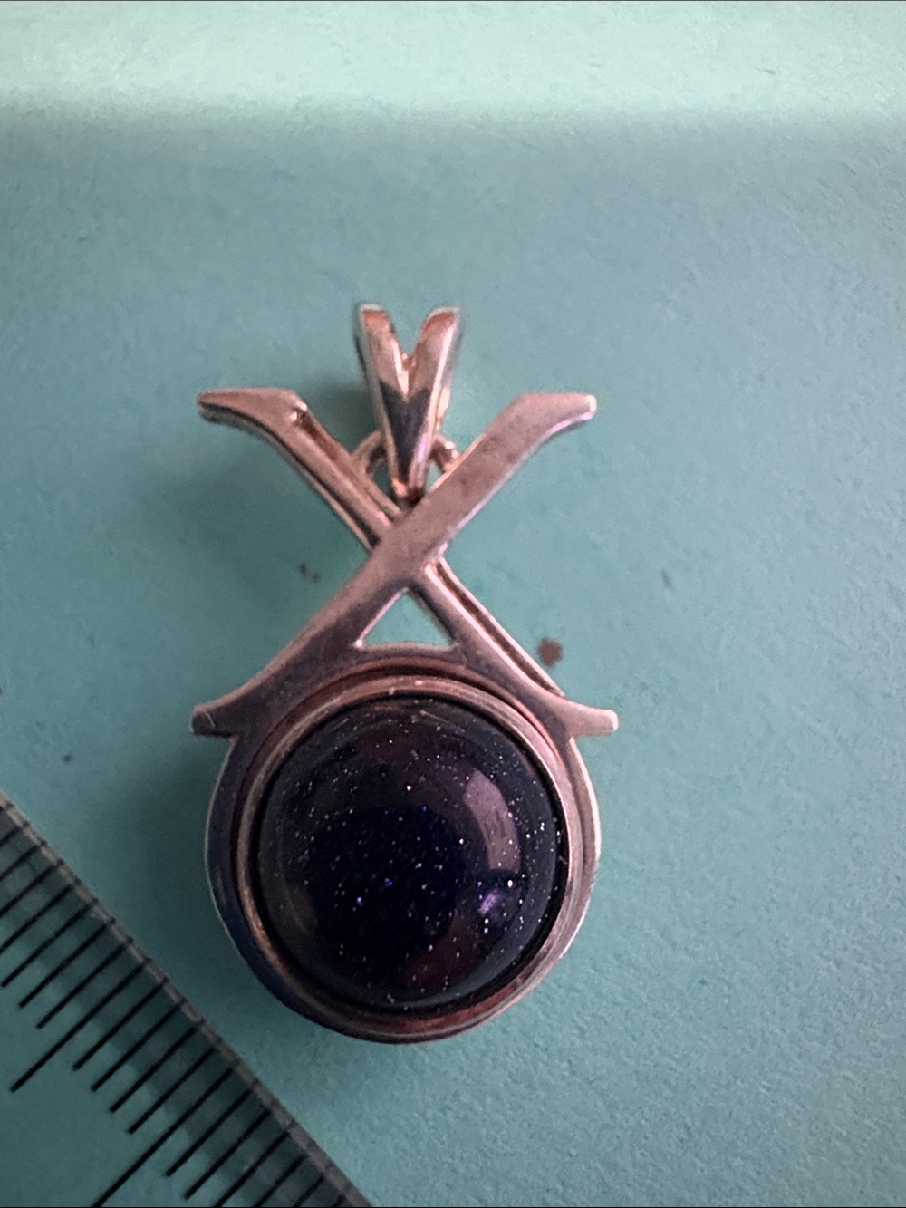 Sterling Silver purple/Blue Jewel Pops Pendant - Unused by Kameleon Co 33A